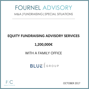 EQUITY FUNDRAISING ADVISORY SERVICES