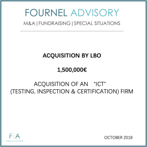 ACQUISITION BY LBO