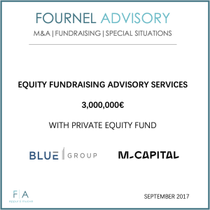 EQUITY FUNDRAISING ADVISORY SERVICES